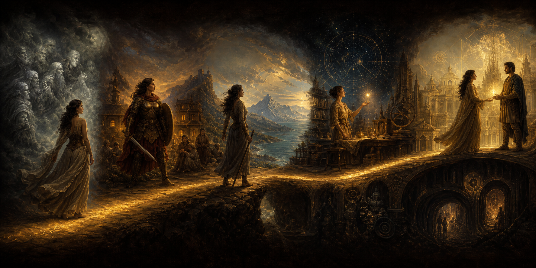 A panoramic journey from borrowed authority to authorship